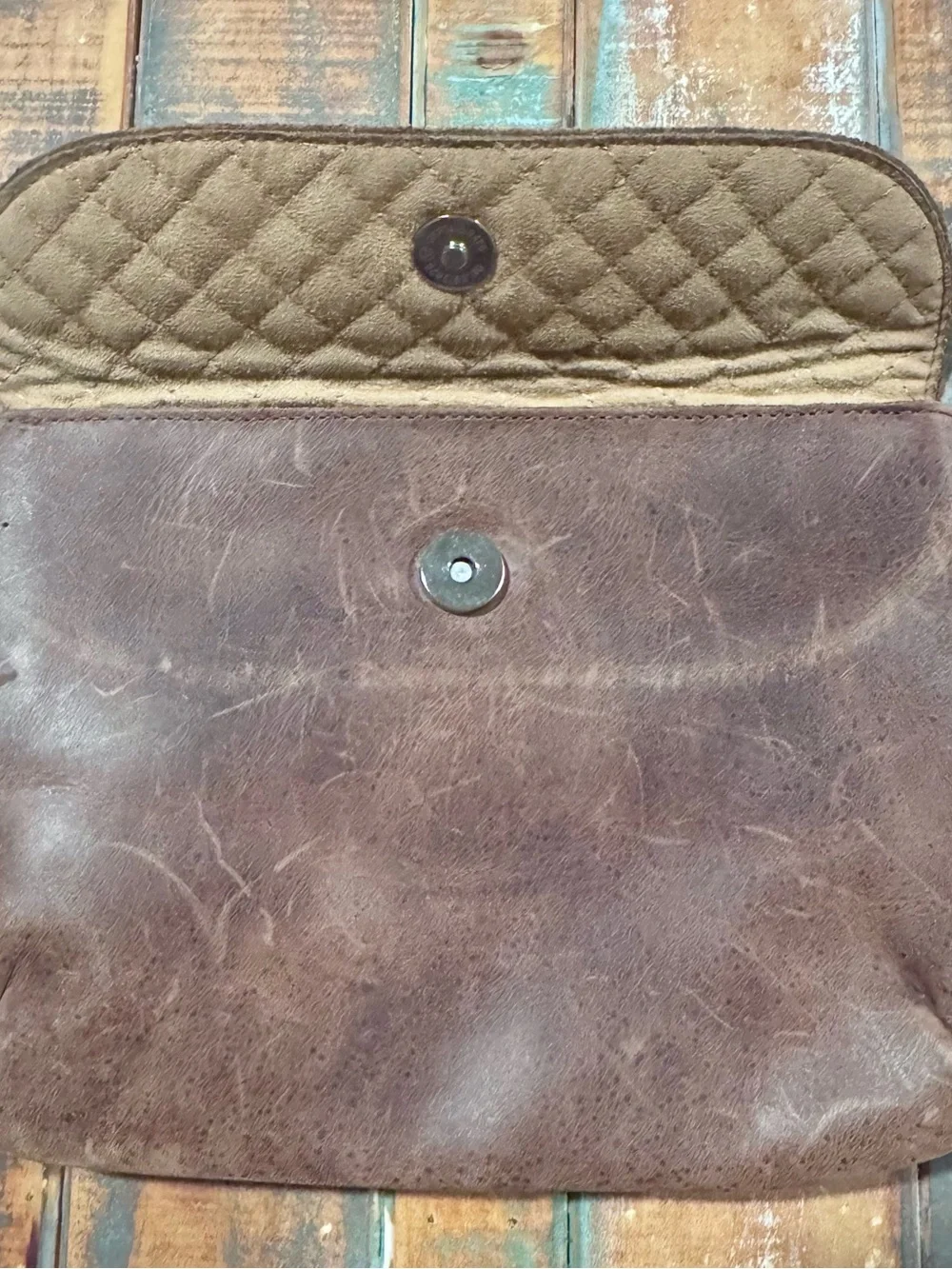Hide & Drink Leather Clutch
